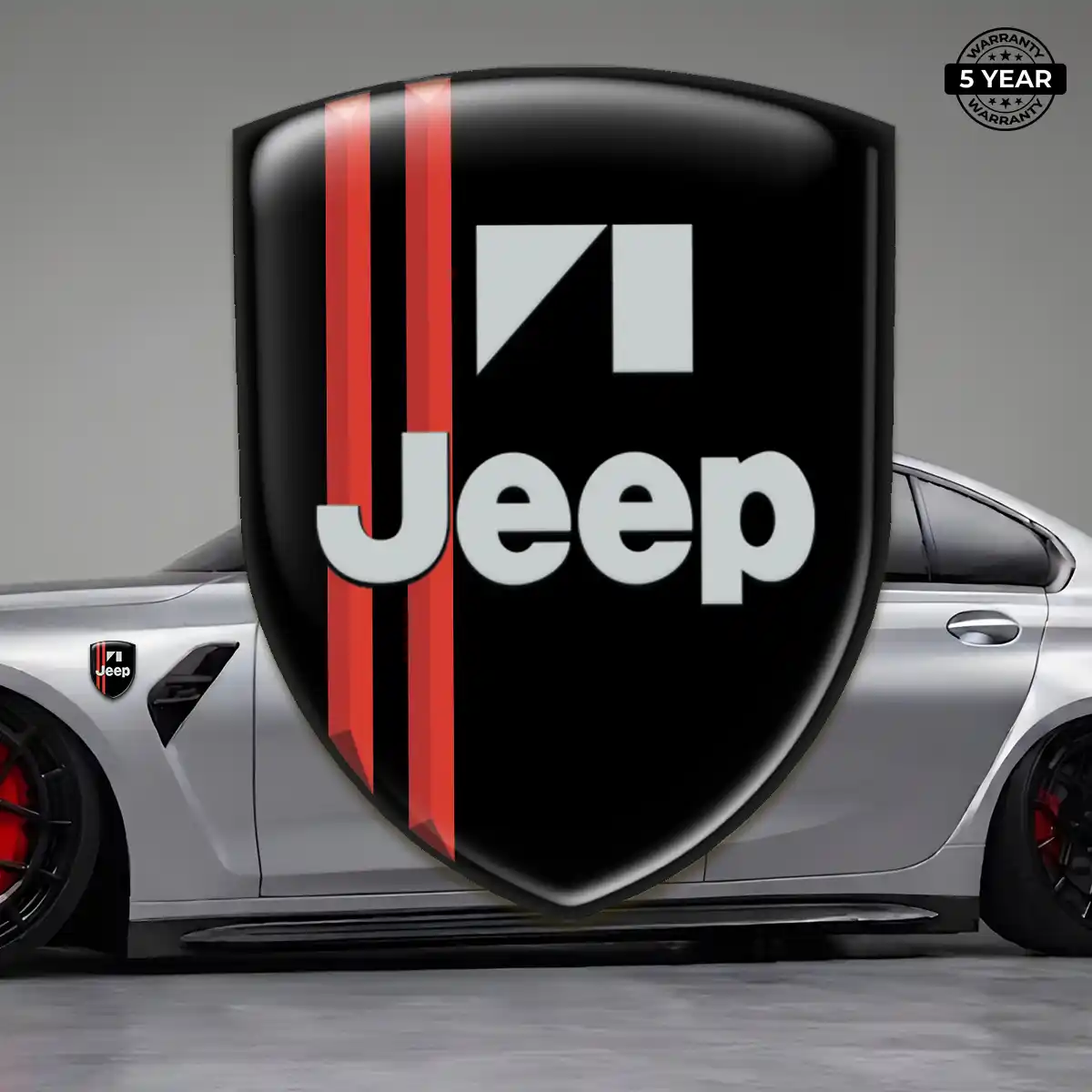 Jeep Car Emblem Overlay Elite Finish
