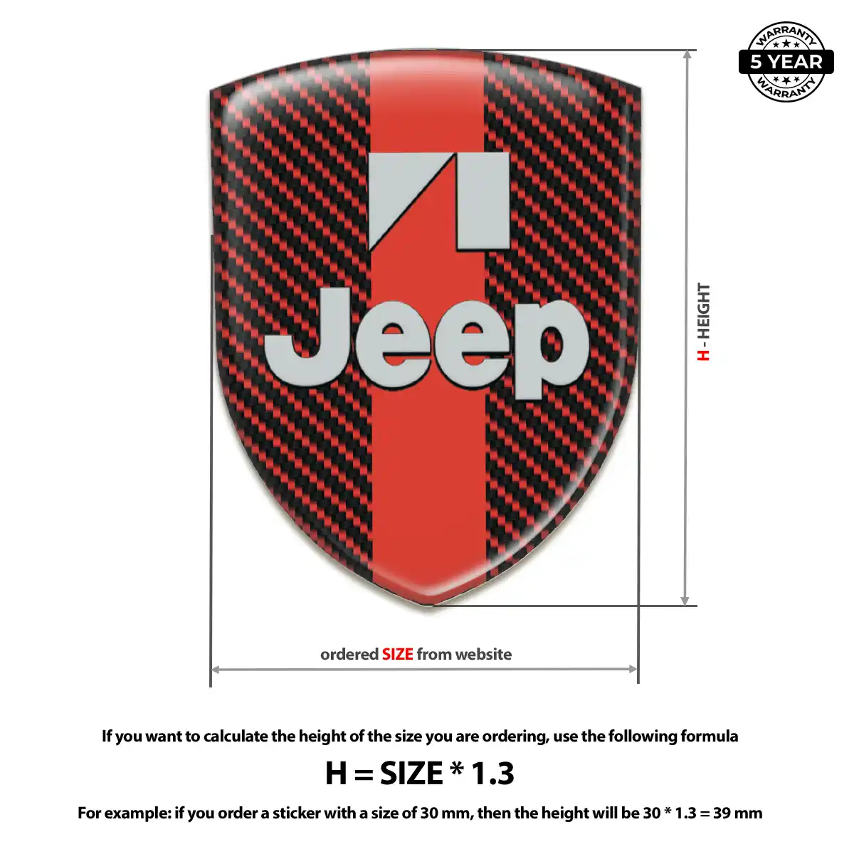 Jeep Car Emblem Overlay Interior Elegance