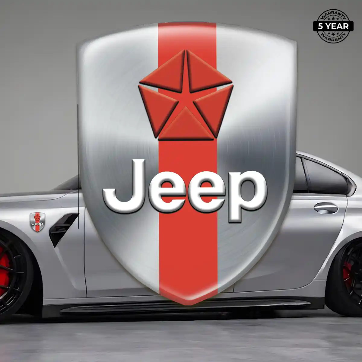 Jeep Car Emblem Overlay Interior Luxe