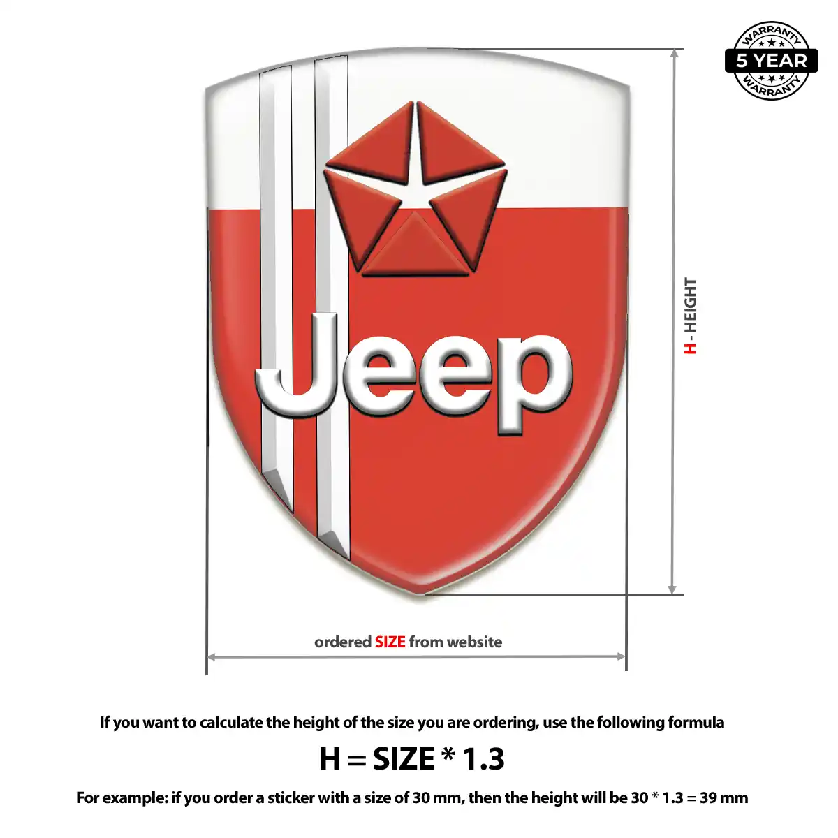 Jeep Car Emblem Overlay Noble Edition