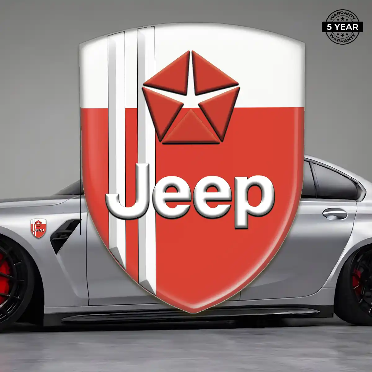 Jeep Car Emblem Overlay Noble Edition