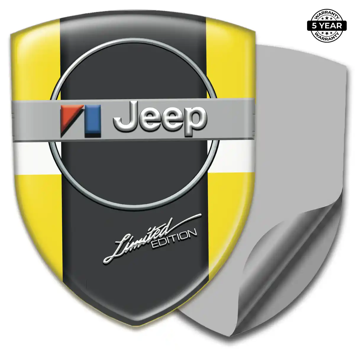Jeep Car Emblem Overlay Opulent Line