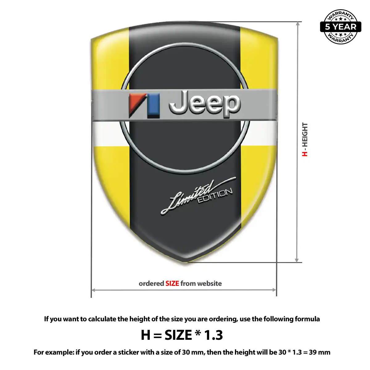 Jeep Car Emblem Overlay Opulent Line