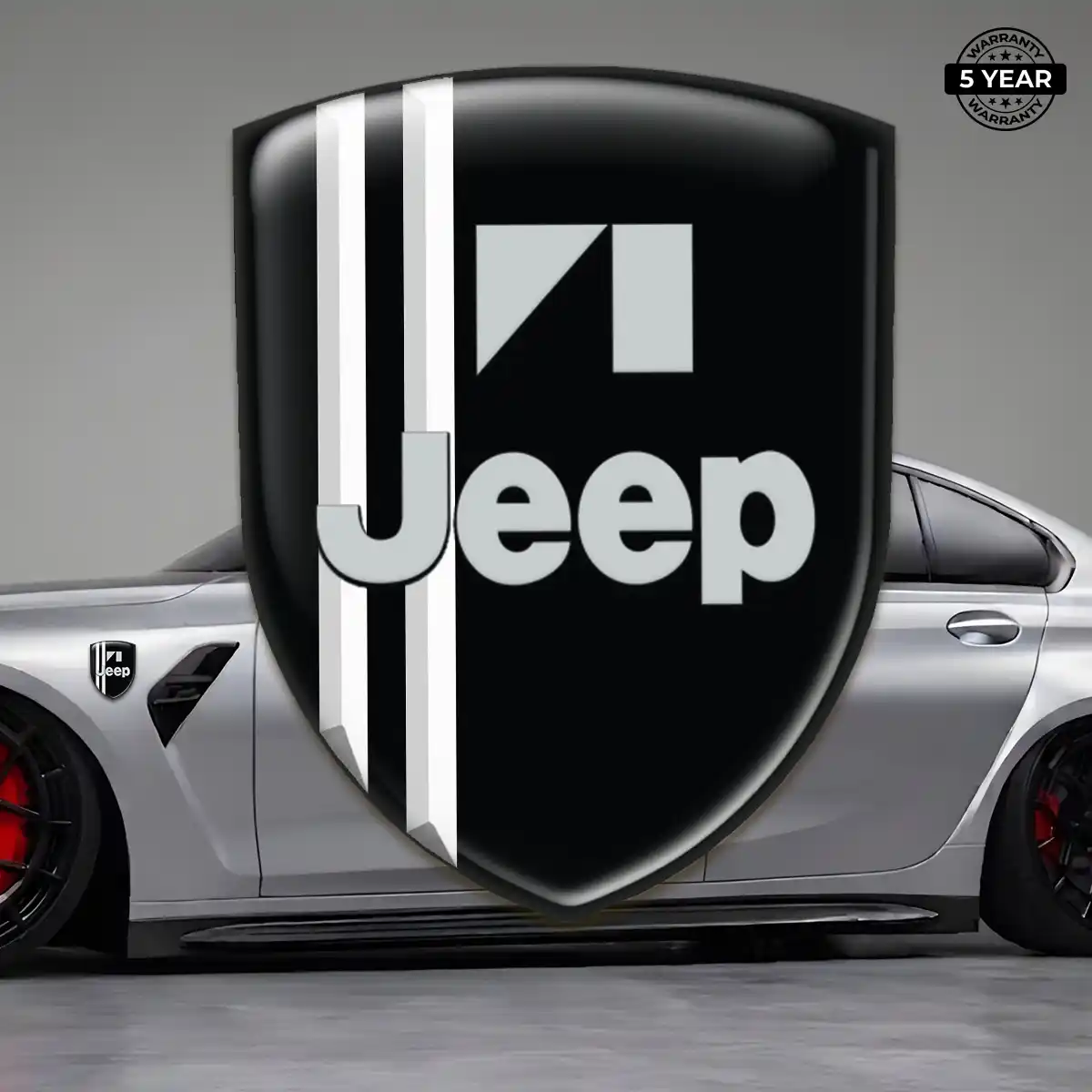 Jeep Car Emblem Overlay Prestige Line