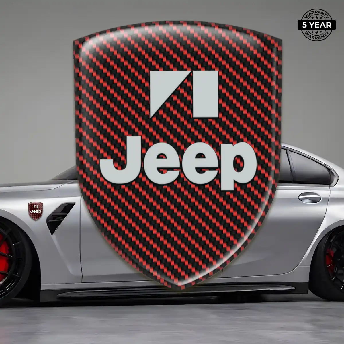 Jeep Car Emblem Overlay Prime Quality
