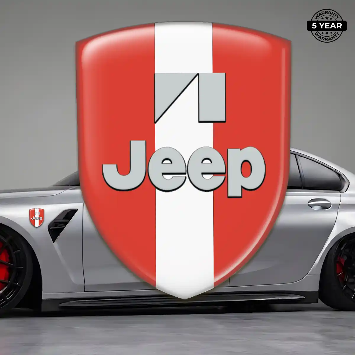 Jeep Car Emblem Overlay Resin Elite