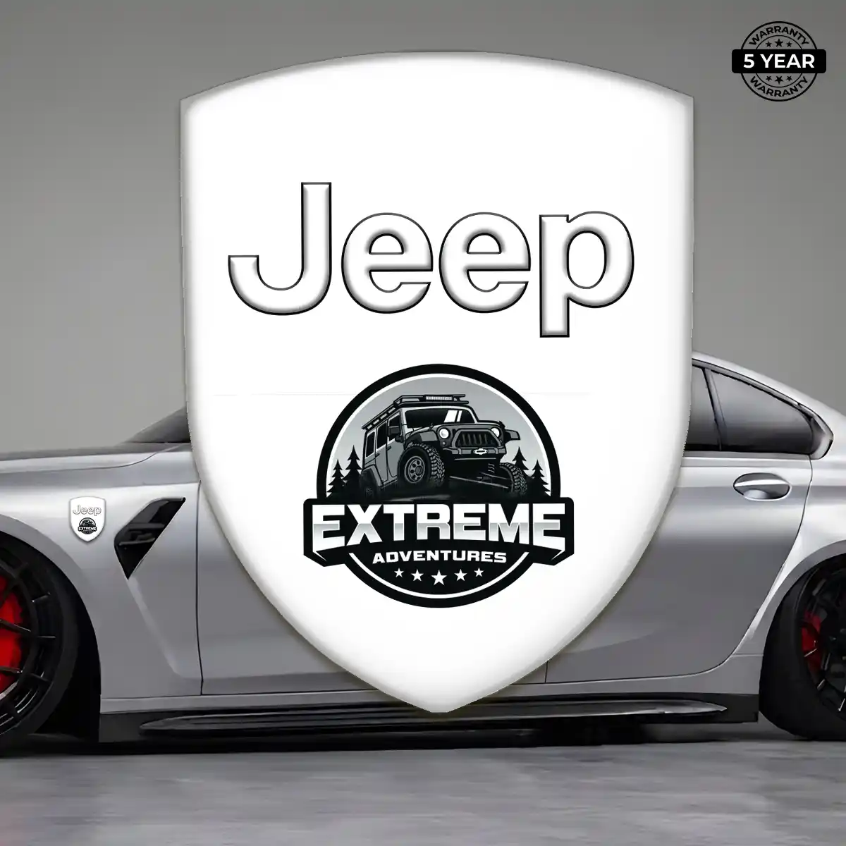 Jeep Car Emblem Overlay Signature Grade