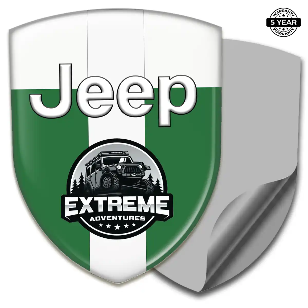 Jeep Car Emblem Sticker Deluxe Edition