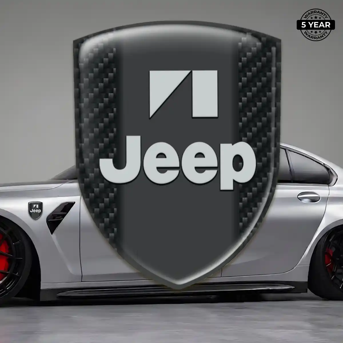Jeep Car Emblem Sticker Elite Edition