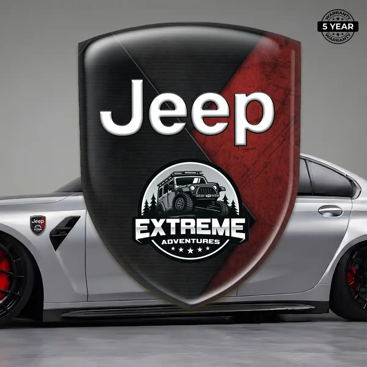 Jeep Car Emblem Sticker Exterior Luxe