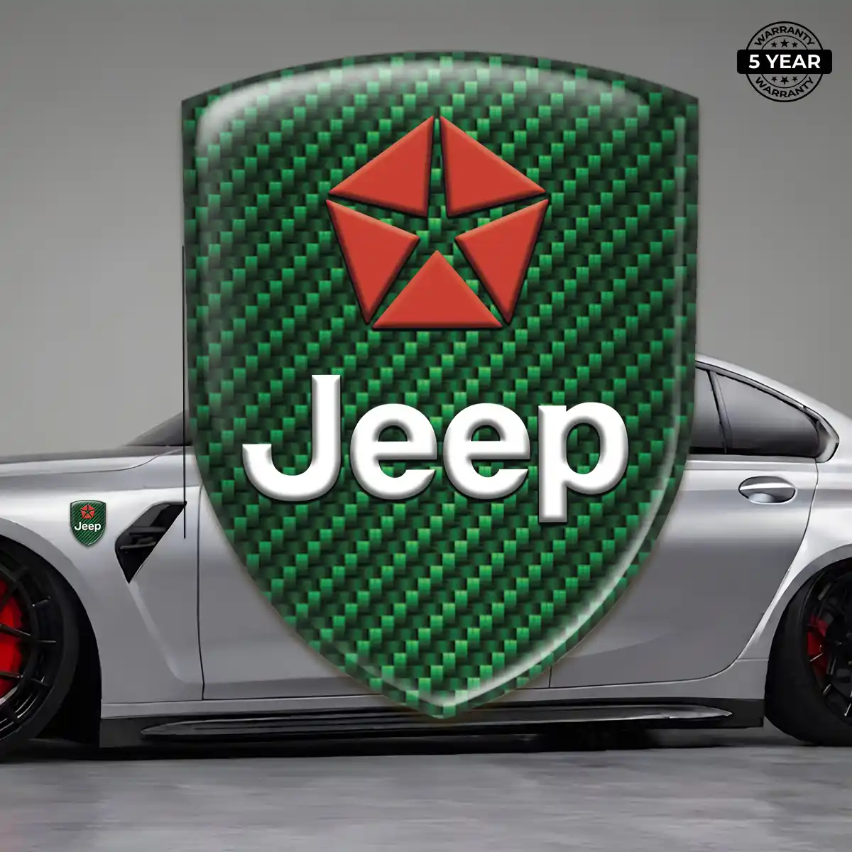 Jeep Car Emblem Sticker Interior Elegance