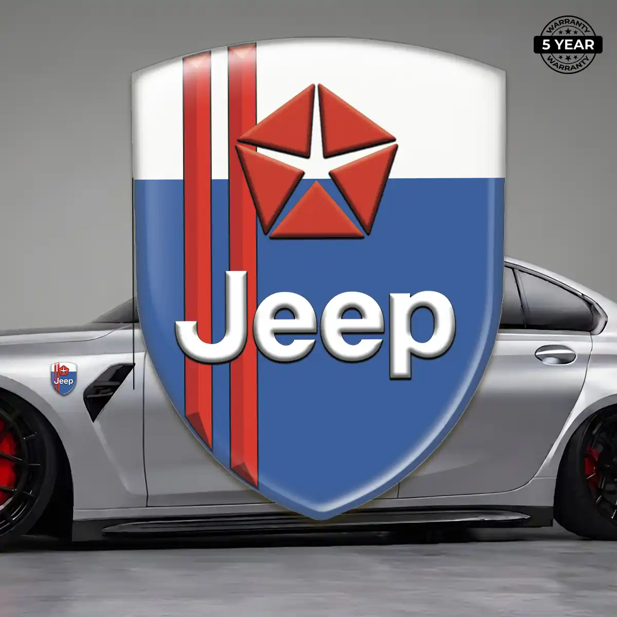 Jeep Car Emblem Sticker Noble Edition