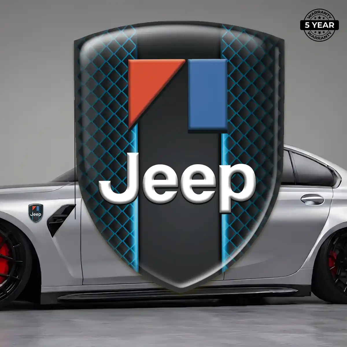 Jeep Car Emblem Sticker Opulent Line