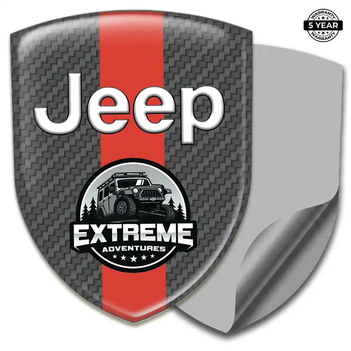 Jeep Car Emblem Sticker Prestige Line