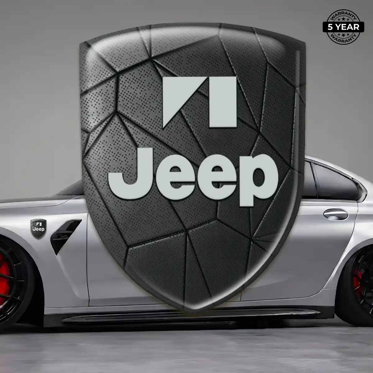 Jeep Car Emblem Sticker Resin Luxe