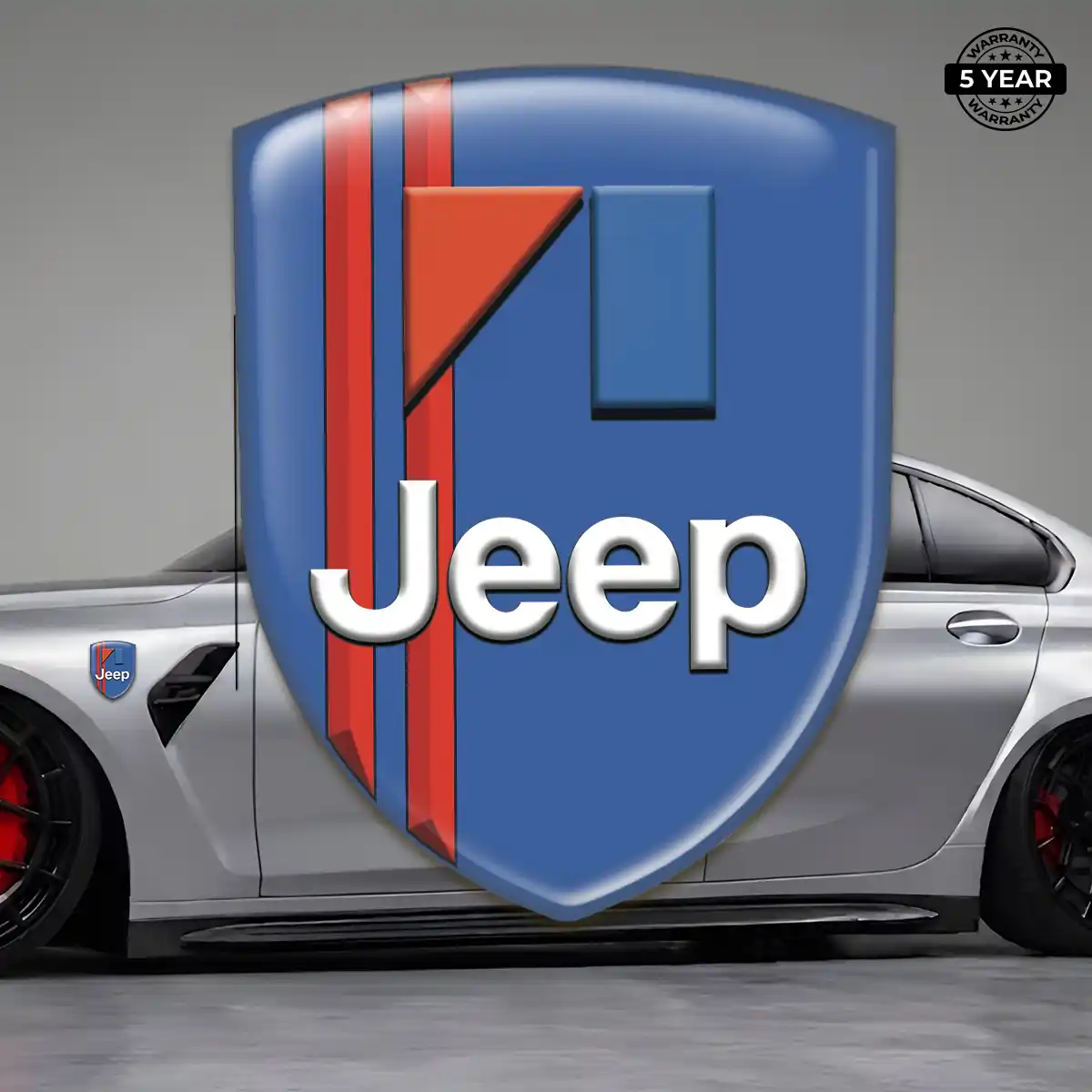 Jeep Car Emblem Sticker Signature Grade