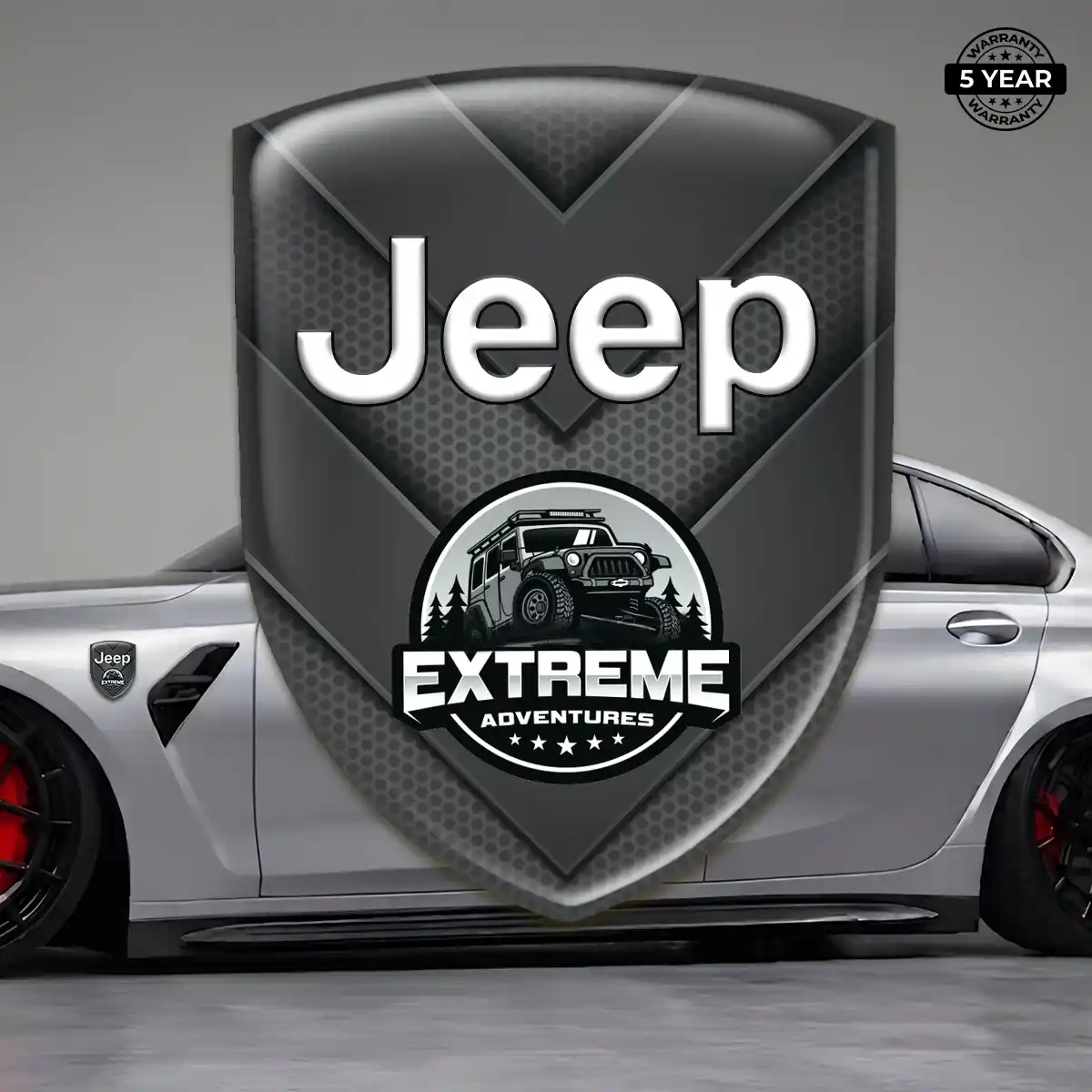 Jeep Car Emblem Sticker Sleek Style