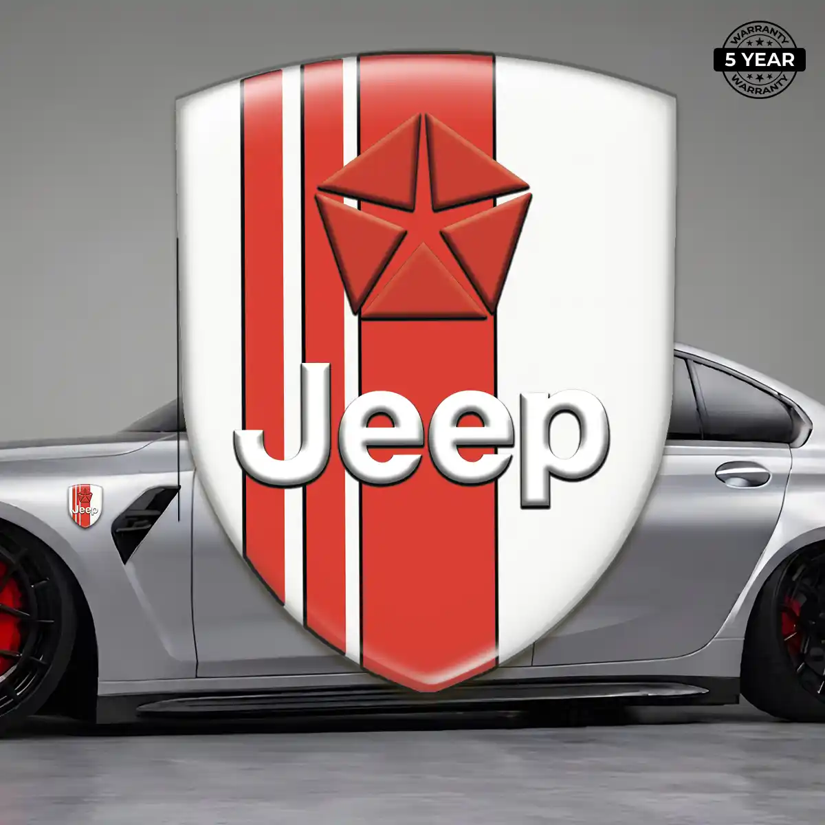 Jeep Car Logo Decal Cabin Style