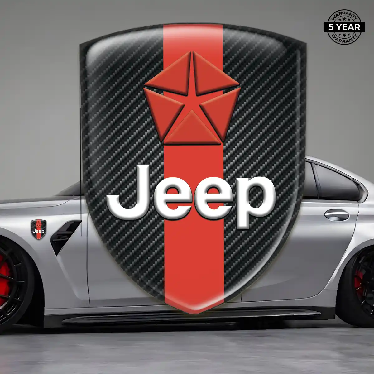Jeep Car Logo Decal Elite Edition