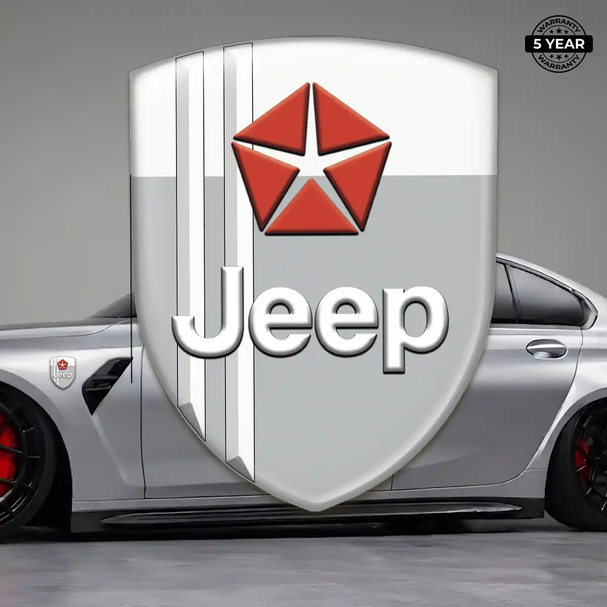 Jeep Car Logo Decal Elite Finish