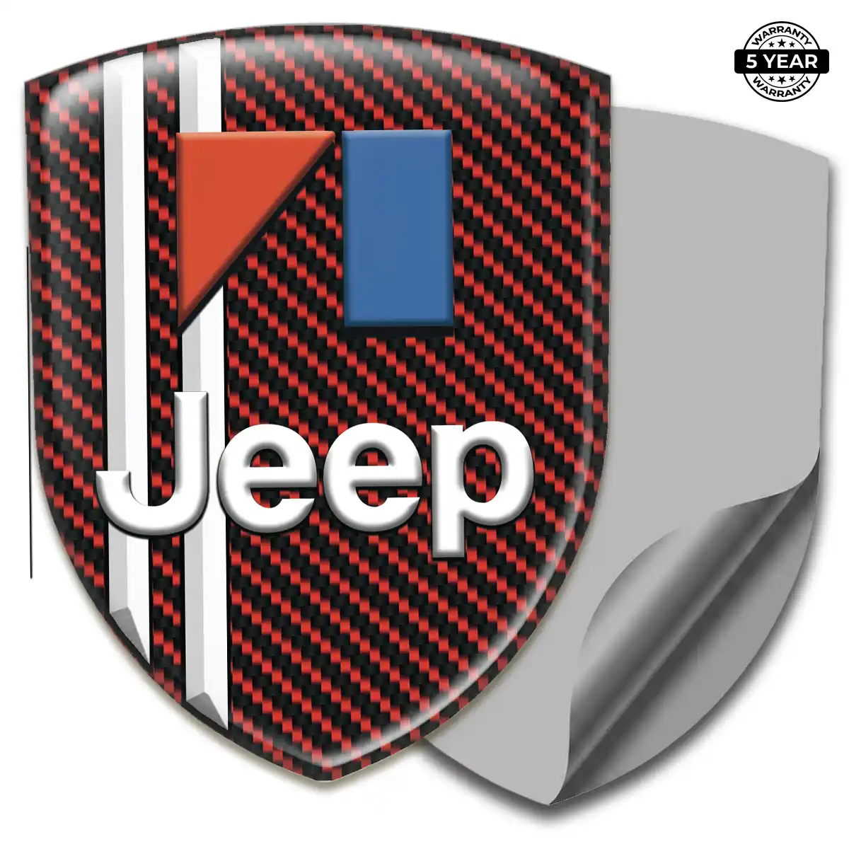 Jeep Car Logo Decal Premium Dome
