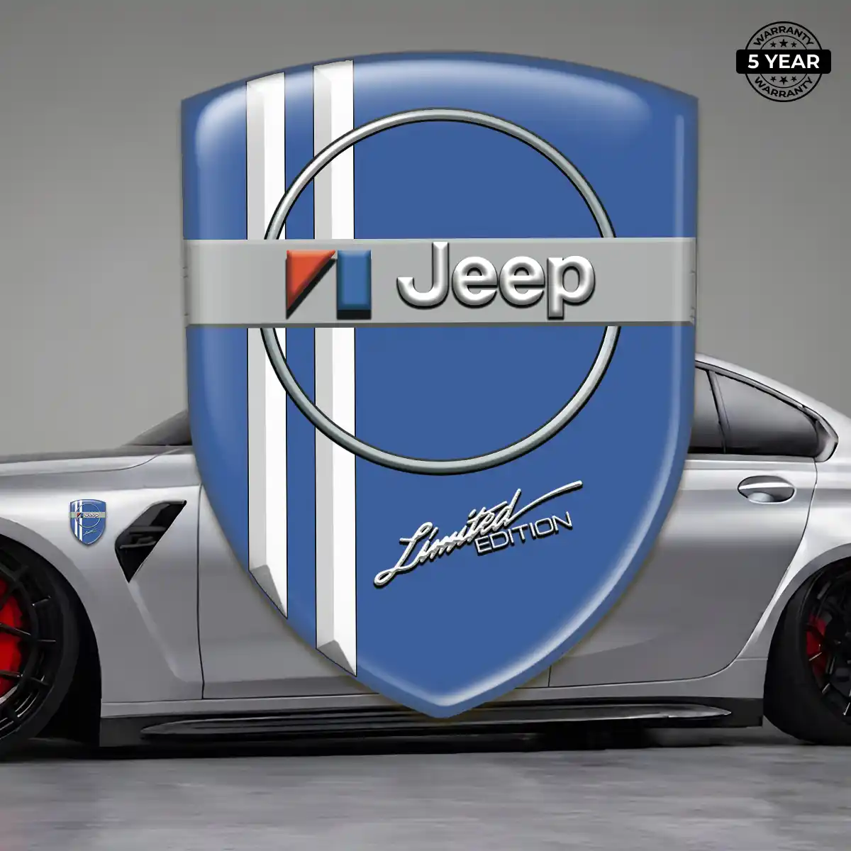 Jeep Car Logo Decal Refined Design