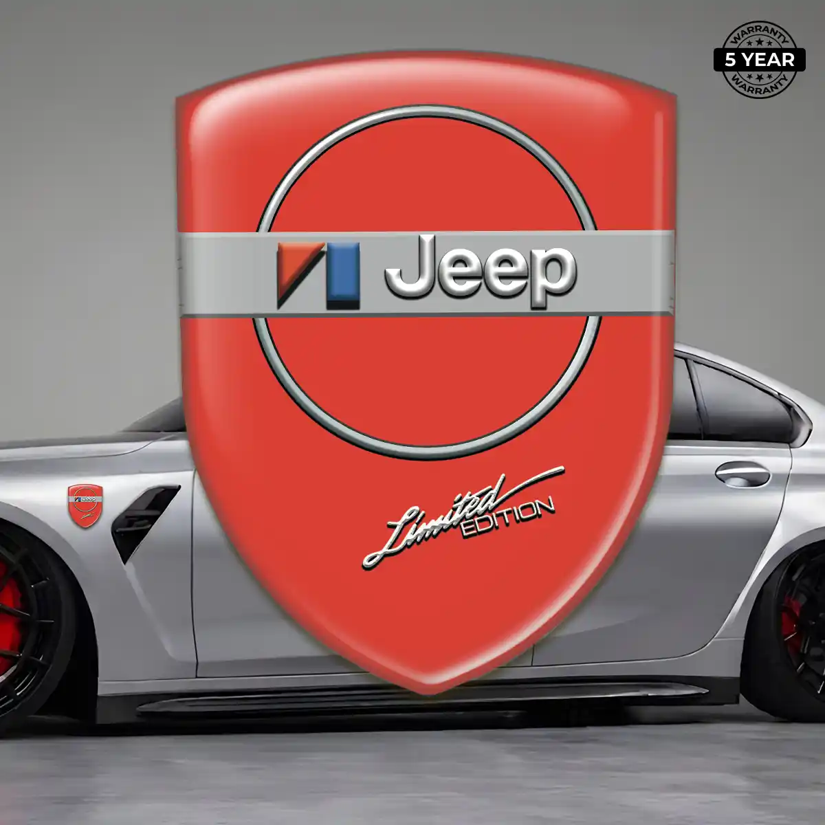Jeep Car Logo Decal Sleek Style