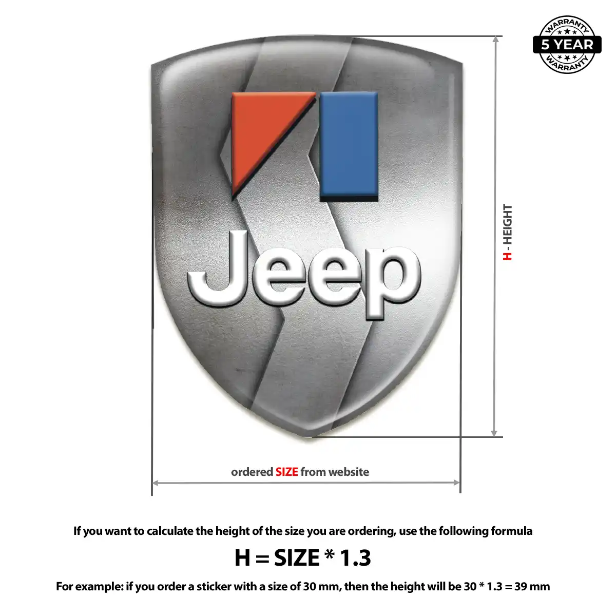 Jeep Car Logo Decal Superior Craft