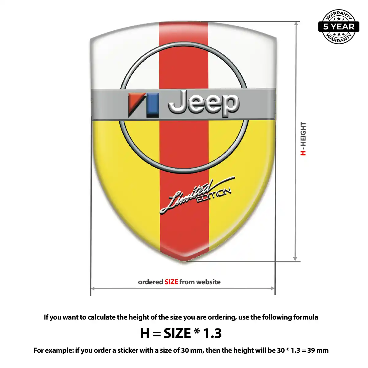 Jeep Crest Emblem Elite Edition