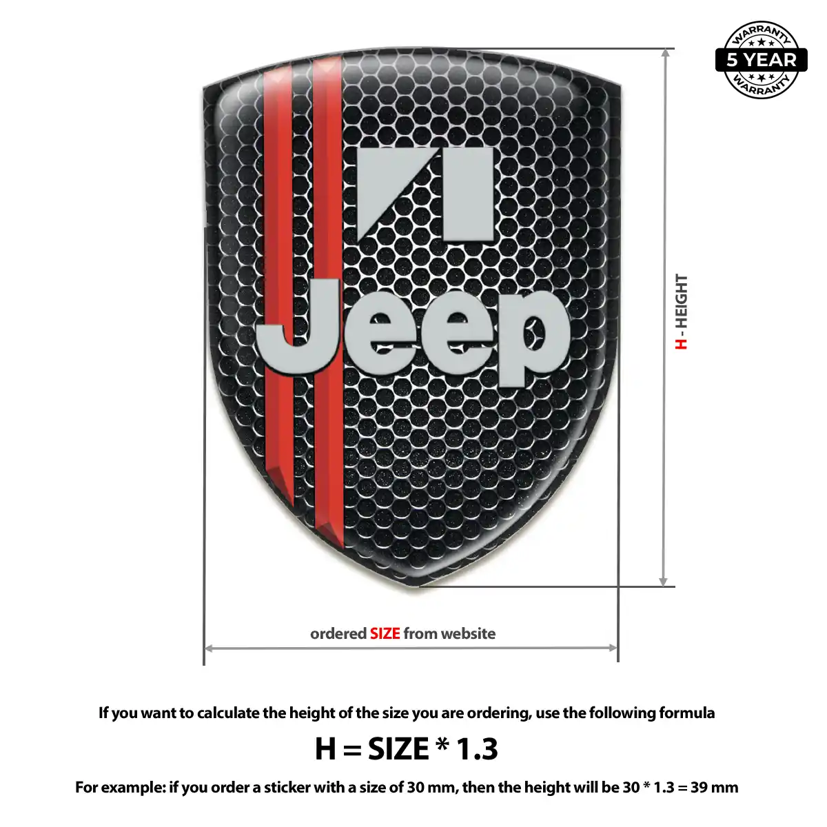 Jeep Crest Emblem Exclusive Series