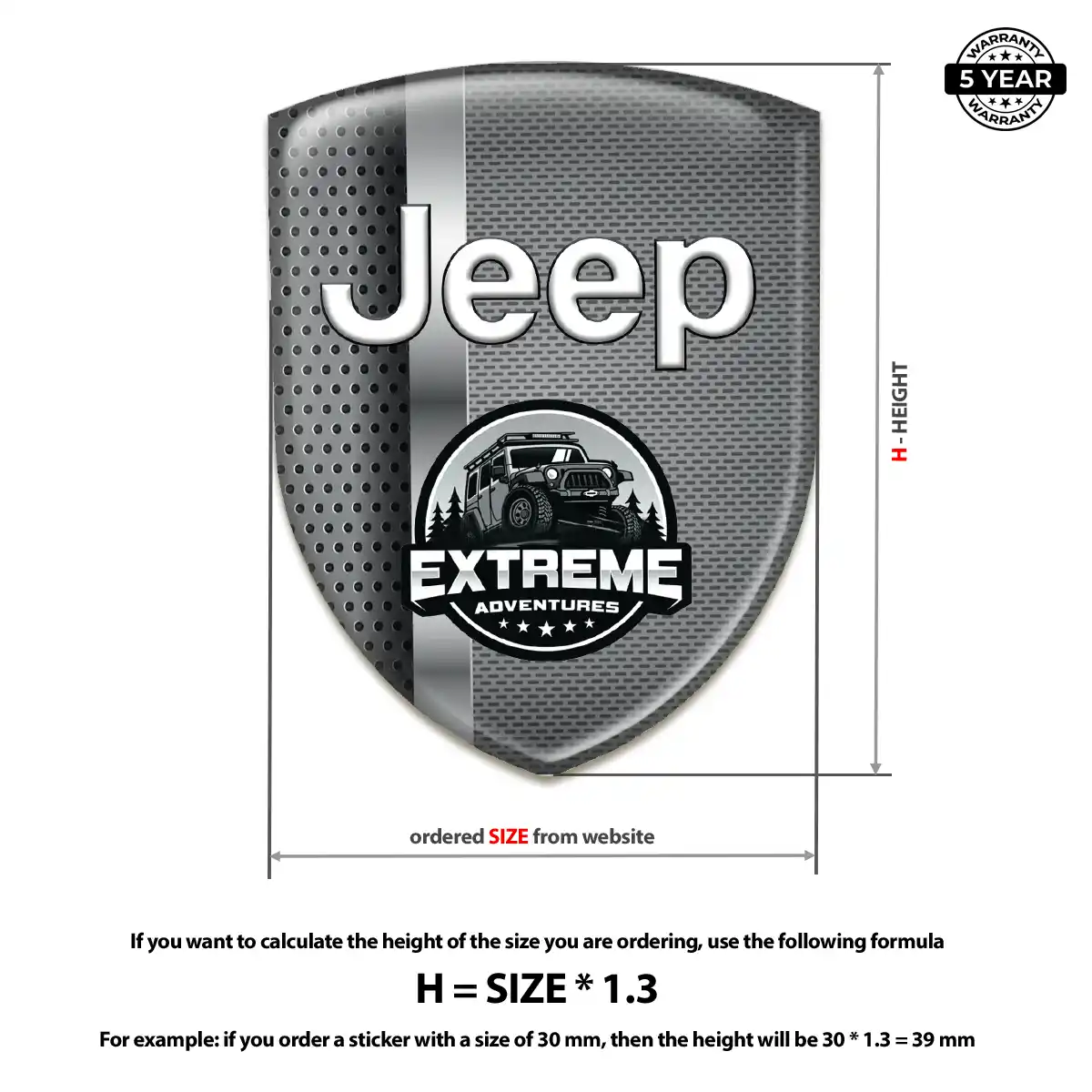 Jeep Crest Emblem Noble Edition