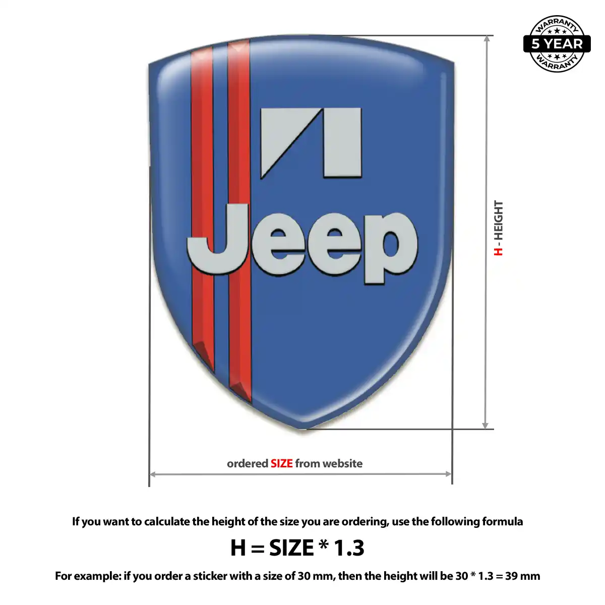 Jeep Crest Emblem Opulent Line