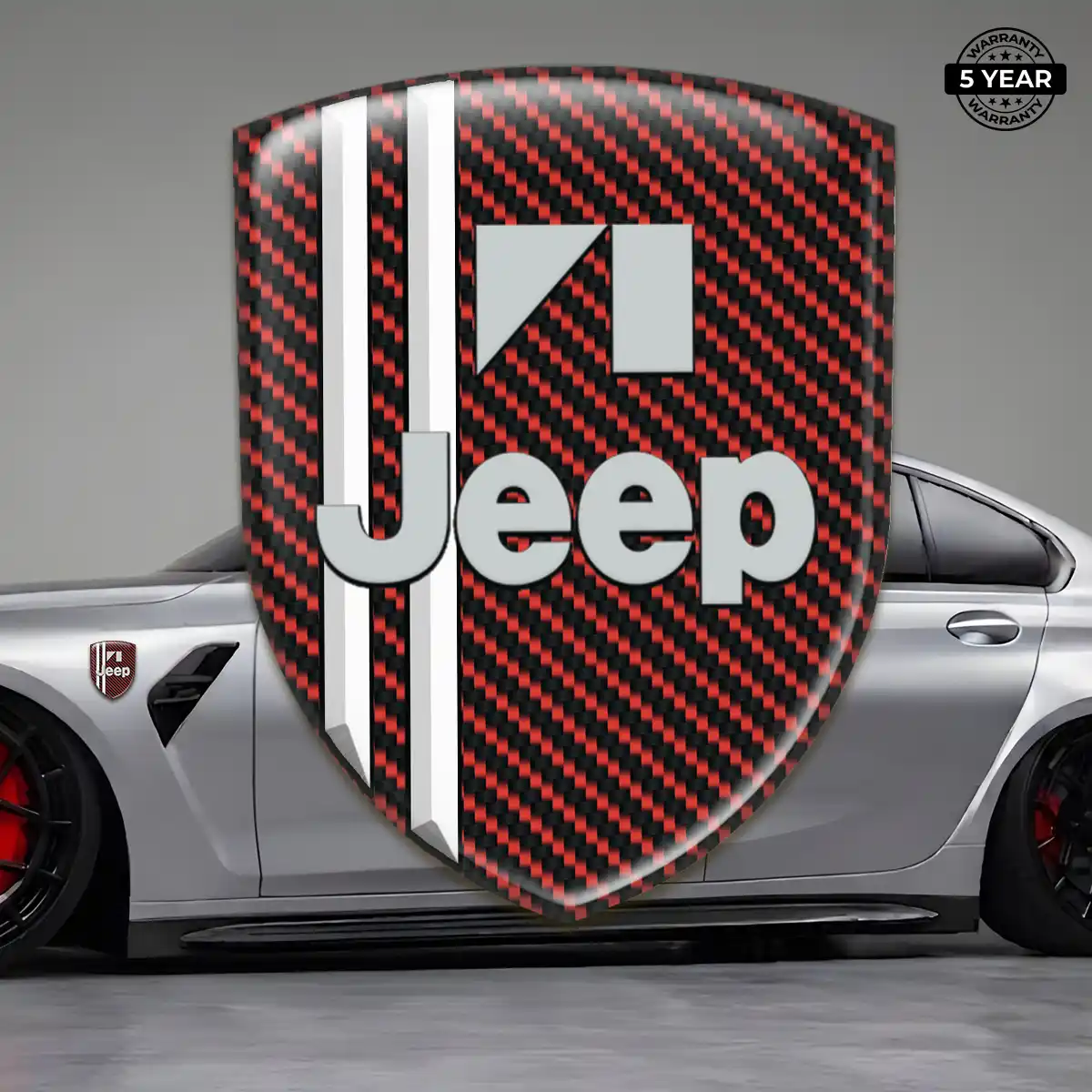 Jeep Crest Emblem Premium Dome