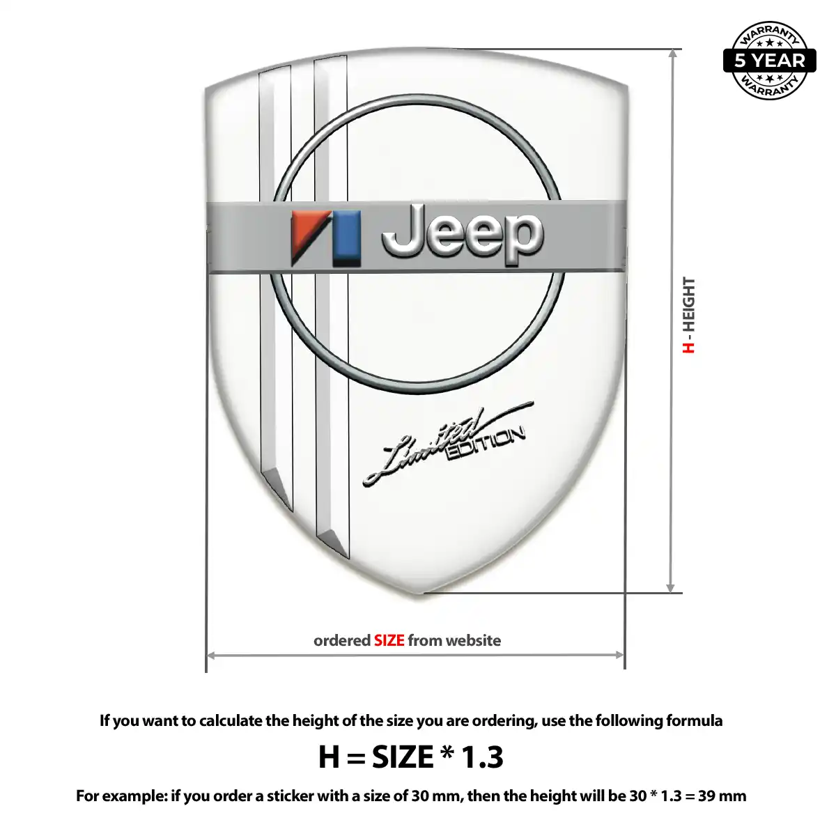 Jeep Crest Emblem Refined Design