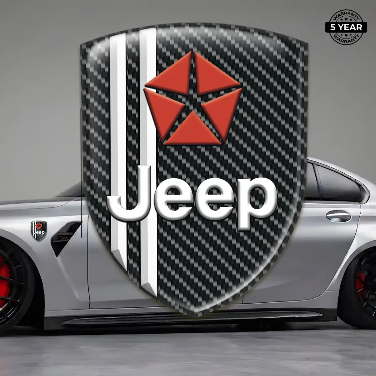 Jeep Crest Emblem Resin Elite