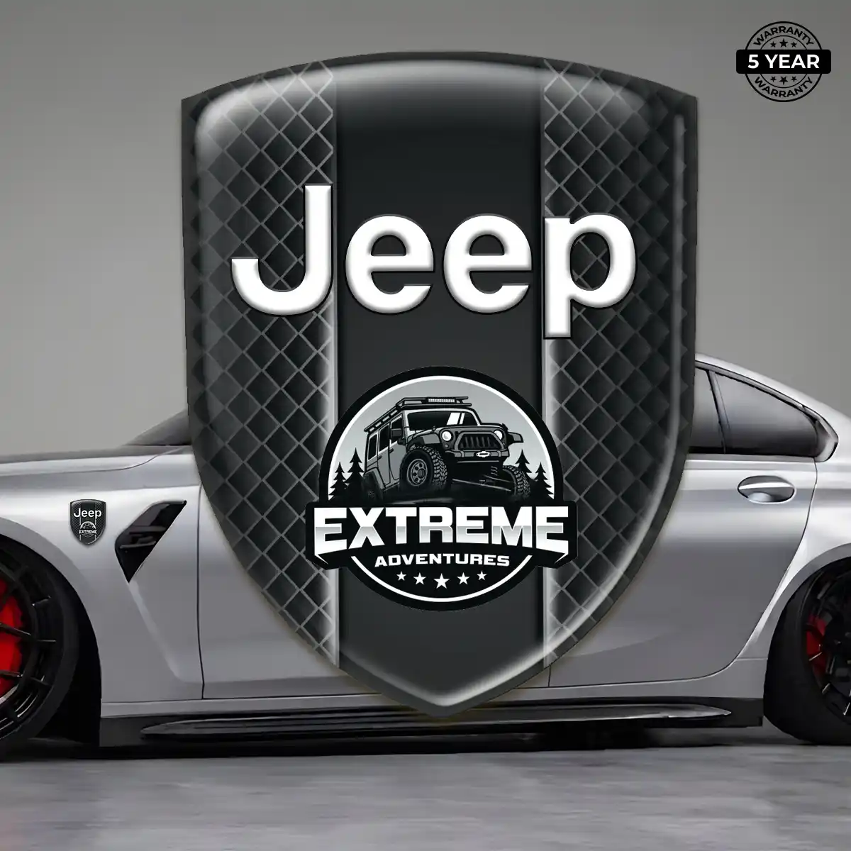 Jeep Crest Emblem Resin Luxe