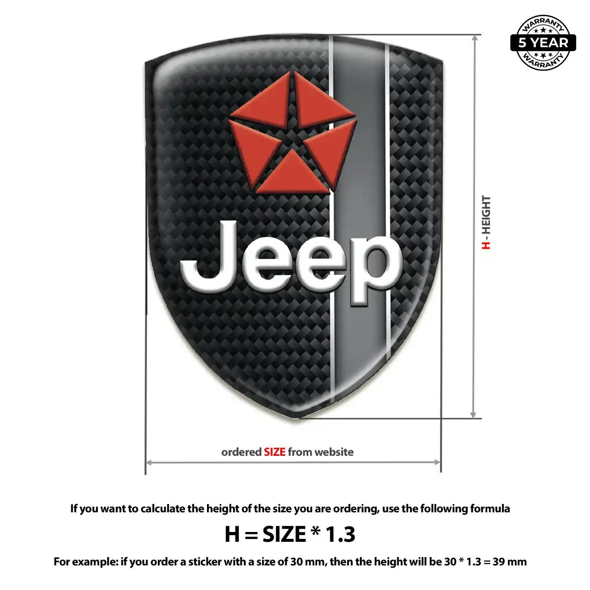 Jeep Crest Emblem Signature Grade