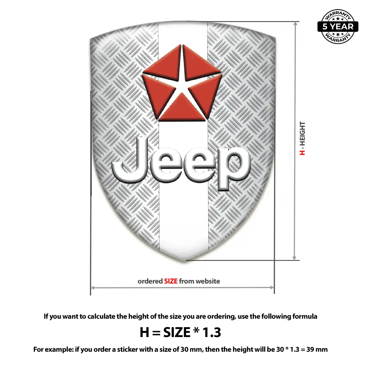 Jeep Crest Emblem Superior Craft