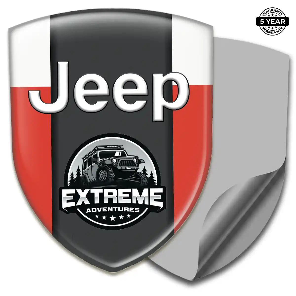 Jeep Crest Logo Emblem Cabin Style