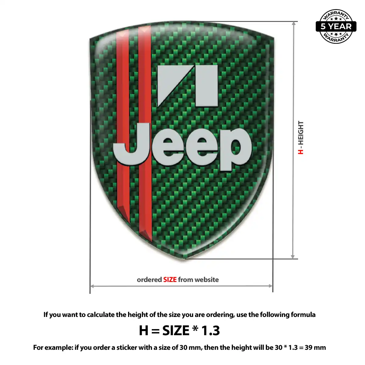 Jeep Crest Logo Emblem Elite Edition