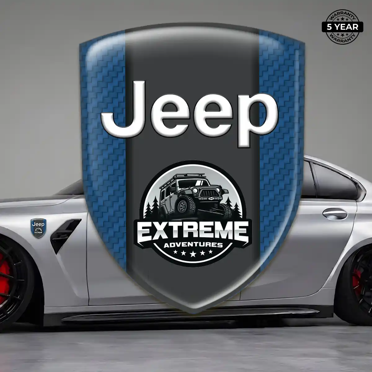 Jeep Crest Logo Emblem Exclusive Series
