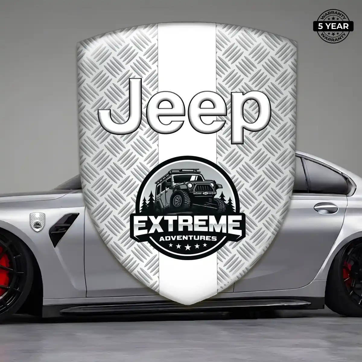 Jeep Crest Logo Emblem Exterior Luxe