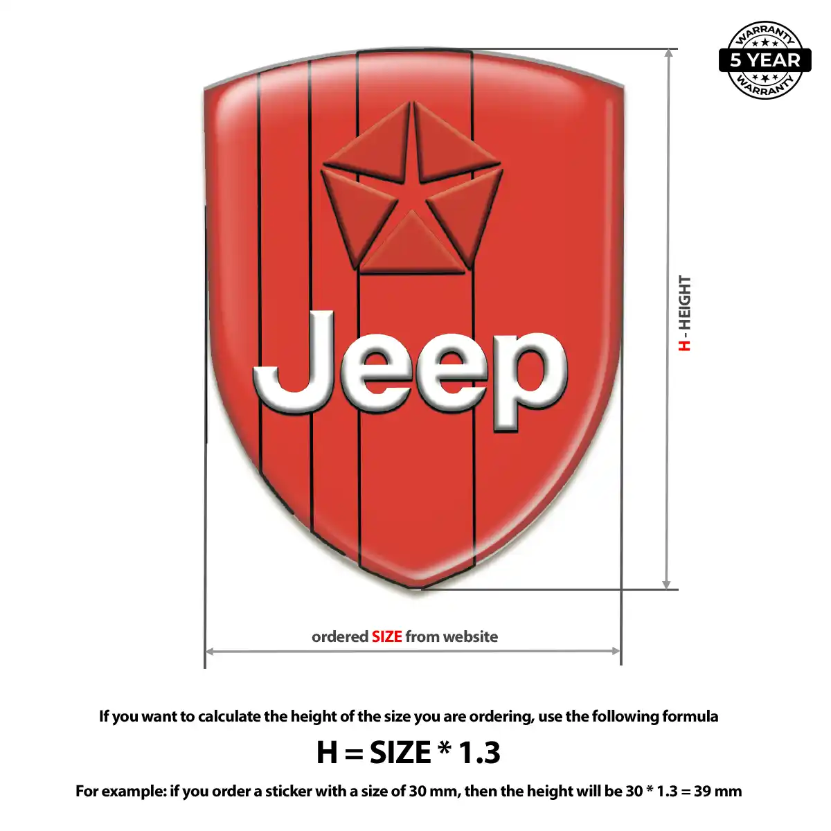 Jeep Crest Logo Emblem Interior Elegance