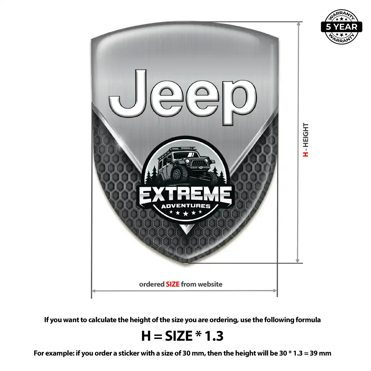 Jeep Crest Logo Emblem Interior Luxe