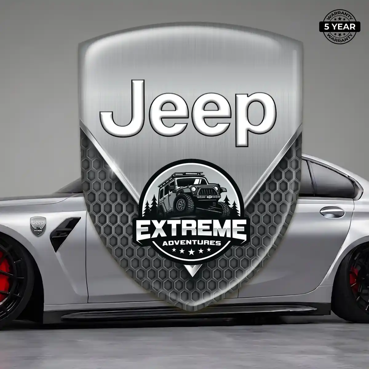 Jeep Crest Logo Emblem Interior Luxe