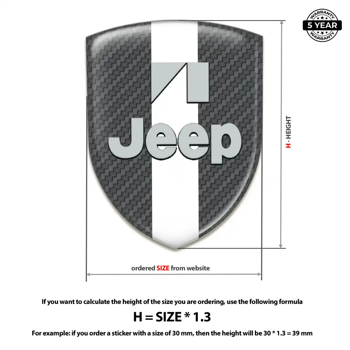 Jeep Crest Logo Emblem Noble Edition