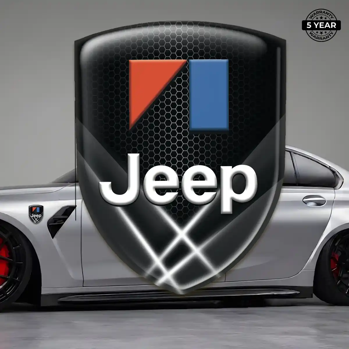 Jeep Crest Logo Emblem Opulent Line