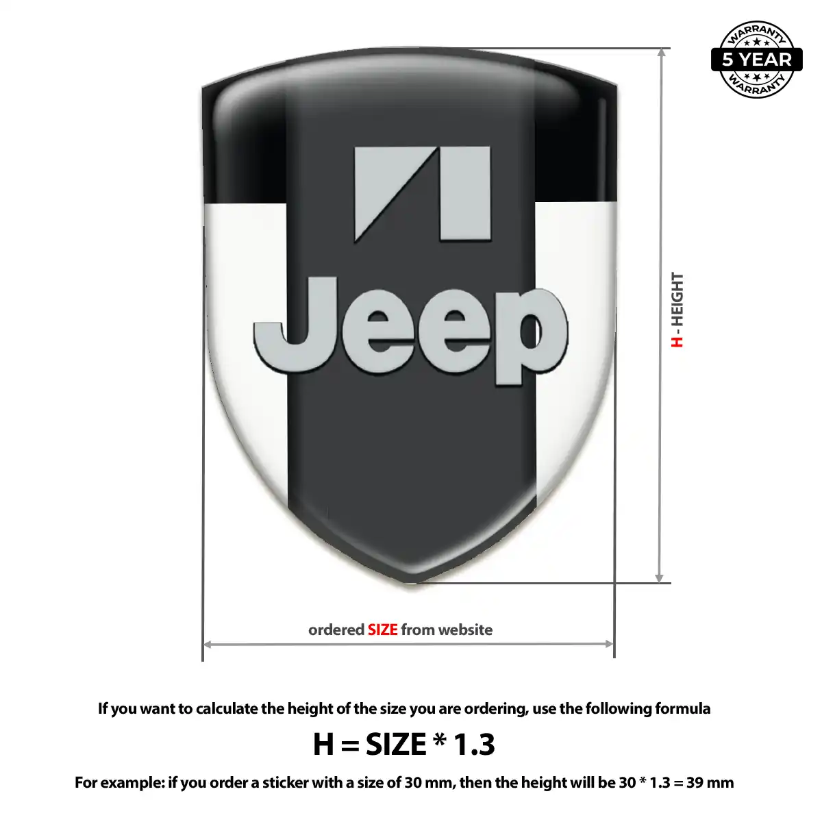 Jeep Crest Logo Emblem Refined Design
