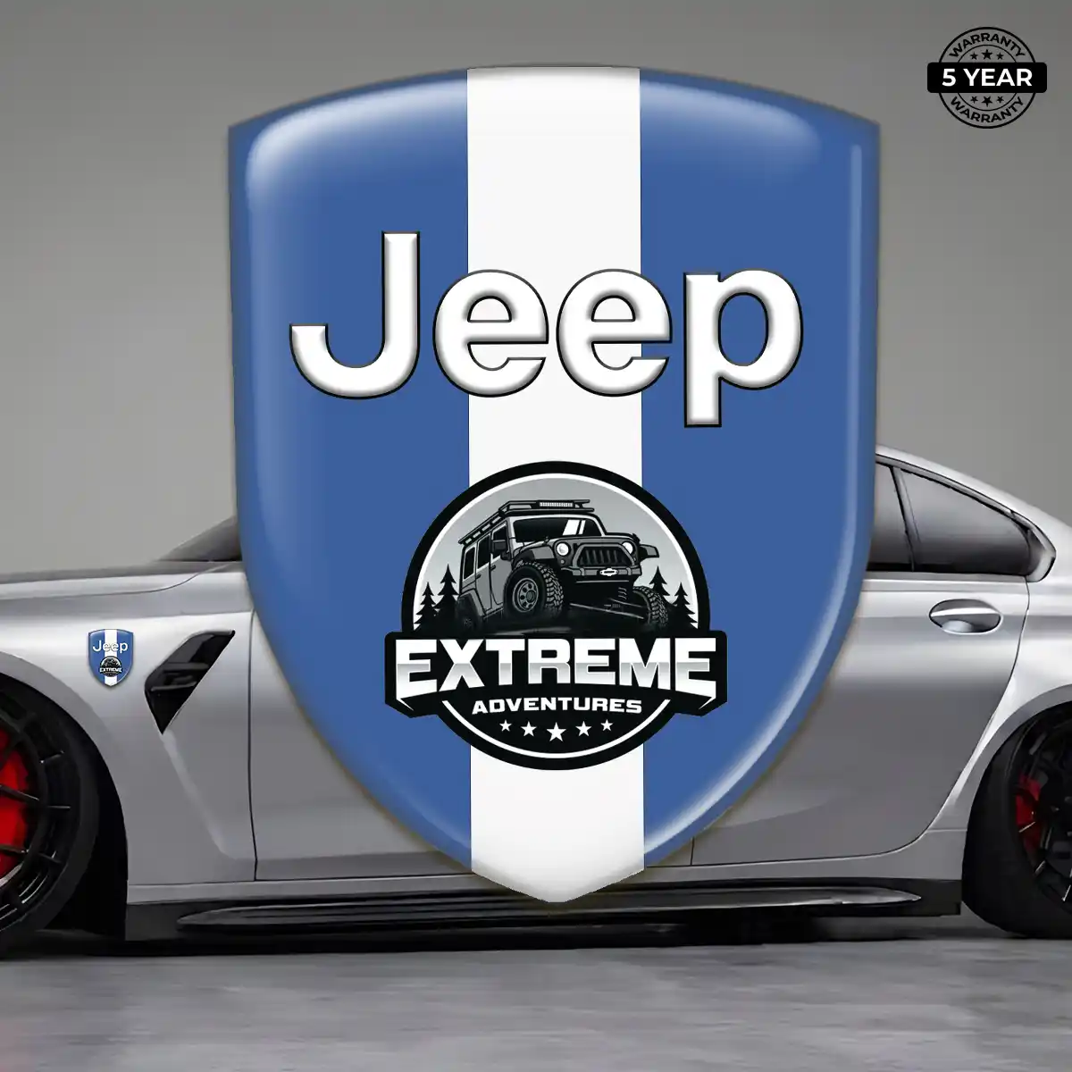 Jeep Crest Logo Emblem Resin Elite