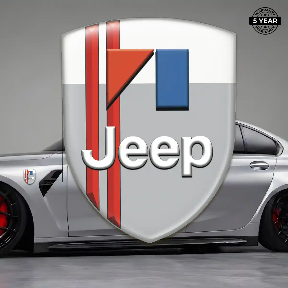 Jeep Crest Logo Emblem Resin Luxe